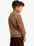 Lindex Kids' Cotton Blend Cord Sweatshirt, Brown