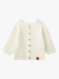 Benetton Baby Link Cable Stitch Knitted Cardigan