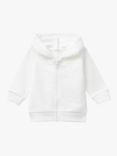 Benetton Baby Cotton Zip Hooded Sweatshirt