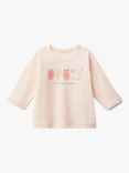 Benetton Baby Cat Print T-Shirt