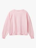 Benetton Kids' Cotton Cardigan, Pink