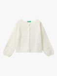 Benetton Kids' Pointelle Stitch Cardigan