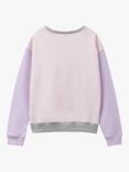 Benetton Kids' Colour Block Sweatshirt, Multi