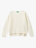 Benetton KIds' Wool Blend Crew Neck Jumper