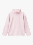 Benetton Kids' Turtleneck Top, Pink