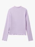 Benetton Kids' Long Sleeve Rib T-Shirt