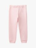 Benetton Kids' Comfort Cotton Joggers, Pink