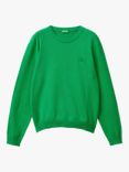 Benetton Kids' Crew Neck Logo Sweatshirt