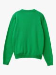 Benetton Kids' Crew Neck Logo Sweatshirt