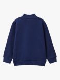 Benetton Kids' Zipped Sweatshirt, Night Blue