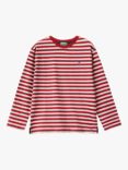 Benetton Kids' Cotton Stripe Long Sleeve Tee