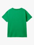 Benetton Kids' Cotton Tee, Intense Green