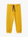 Benetton Kids' Comfort Cotton Joggers, Ochre