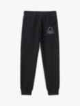 Benetton Kids' Fleece Joggers, Black