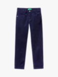 Benetton Kids' Slim Leg Corduroys, Night Blue