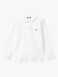 Benetton Kids' Cotton Long Sleeve Polo Shirt