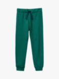 Benetton Kids' Fleece Joggers, Forest Green