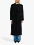 MY ESSENTIAL WARDROBE Frannie Wool Blend Coat, Black