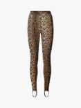 Lollys Laundry Dolly Leopard Print Leggings, Brown/Multi