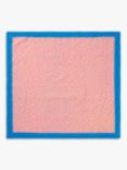 Lollys Laundry Dot Print Square Cotton Scarf, Pink