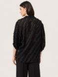 Soaked In Luxury Colete Chiffon Top, Black