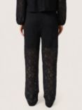 Soaked In Luxury Henni Lace Trousers, Black