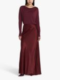 Twist & Tango Tyne Maxi Skirt, Cranberry