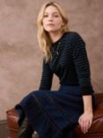 Brora Stripe Merino Wool Blend Jumper