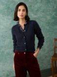 Brora Mohair Blend Cardigan, Swallow