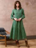 Brora Needlecord Circle Dress, Thyme