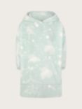 Monsoon Kids' Fleece Fairy Print Blanket Hoodie, Green