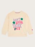 Monsoon Kids' Slogan Sweatshirt, Ivory