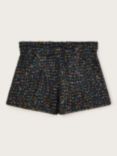 Monsoon Kids' Tweed Shorts, Navy