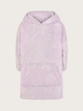 Monsoon Kids' Fleece Unicorn Print Blanket Hoodie, Pink