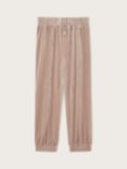 Monsoon Kids' Sparkle Velour Trousers, Lilac