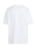 Calvin Klein Jeans Textured Mono Logo Boyfriend T-Shirt, Bright White