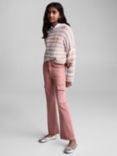 Mango Kids' Cargo Jeans, Pink