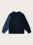 Monsoon Kids' Lightning Bolt Intarsia Jumper, Navy