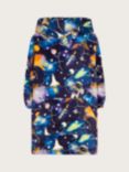 Monsoon Kids' Space Print Blanket Hoodie, Blue