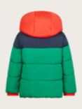 Monsoon Kids' Colour Block Padded Puffer Coat, Multi