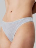 Calvin Klein Sheer Marquisette Star Lace Thong, Plein Air