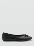 Mango Kids' Elise Ballerina Shoes, Black