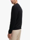 BOSS Thermo-Flex Wool Blend Knit Jumper, Black