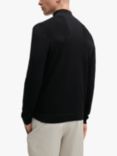 BOSS Half Zip Dry Flex Wool Blend Knit Jumper