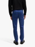 BOSS Satin Stretch Slim Fit Chinos, Open Blue