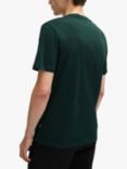 BOSS Thompson Pure Cotton Crew Neck T-Shirt, Open Green