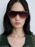 Mango Agusta Sunglasses, Gold