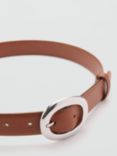 Mango Ring Buckle Belt, Brown