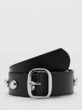 Mango Bolis Stud Belt, Black