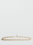 Mango Cloti Link Skinny Belt, Gold